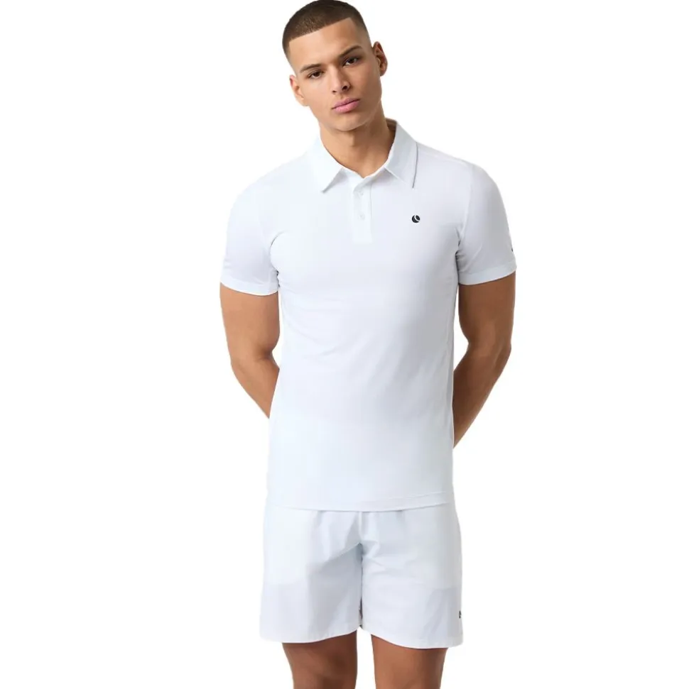 Ace Mesh Panel Polo Shirt Herr