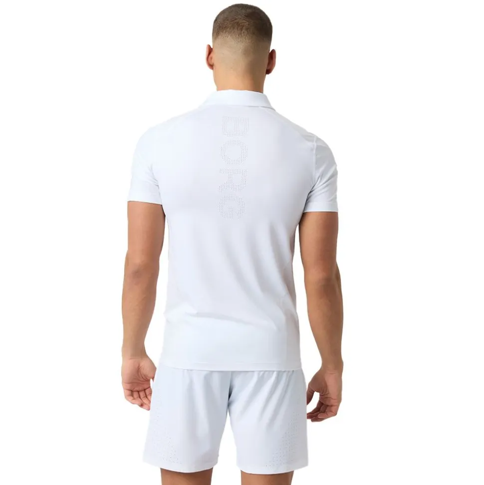 Ace Mesh Panel Polo Shirt Herr