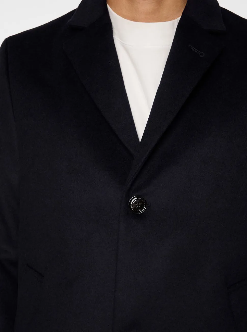 August Melton Cashmere Coat herr
