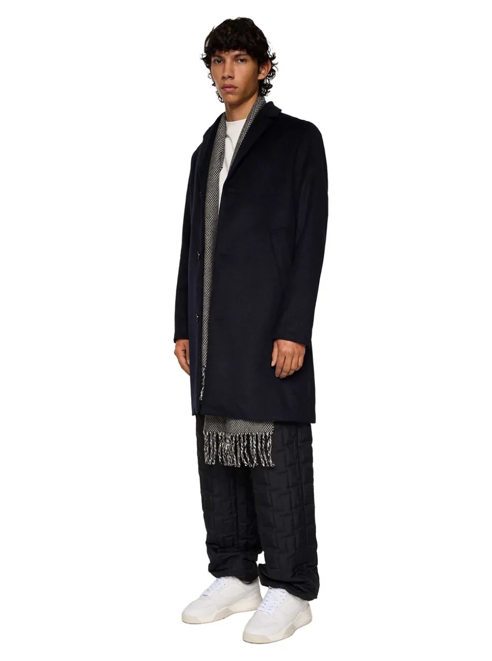 August Melton Cashmere Coat herr
