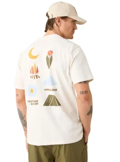 Back print t-shirt Herr