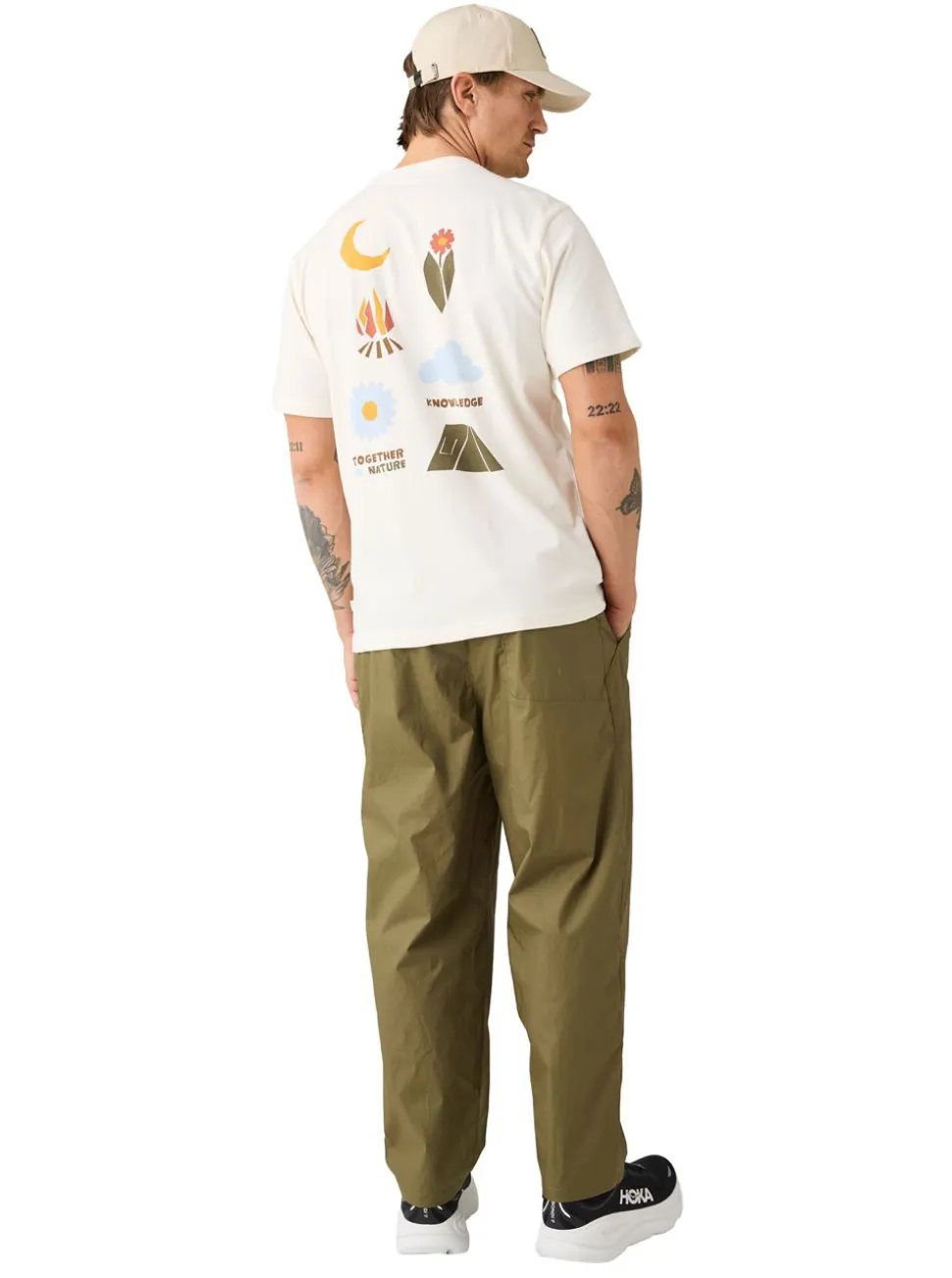 Back print t-shirt Herr