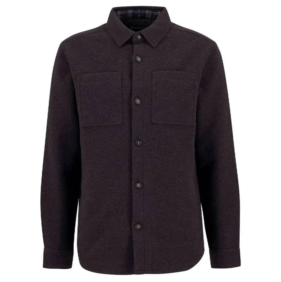 Barbour Marlow Tailored Wool Blend Overshirt herr