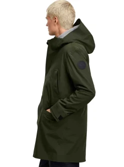 Barclay Rain Jacket Black Disk Herr