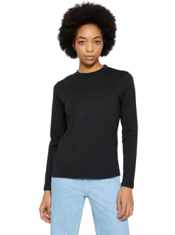 Basic pima cotton long sleeve t-shirt - GOTS/Vegan