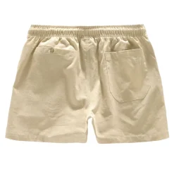 Beige Linen Shorts Herr