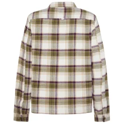 Big checked heavy flannel overshirt - GOTS/Vegan