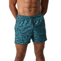 Borg Print Swim Shorts Herr