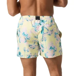 Borg Print Swim Shorts Herr