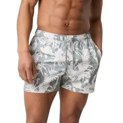 Borg Print Swim Shorts Herr
