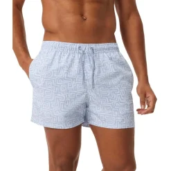 Borg Print Swim Shorts Herr