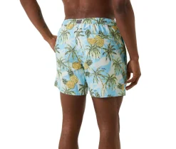Borg Print Swim Shorts Herr