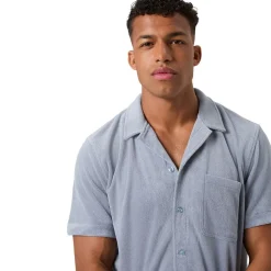 Borg Toweling Pool Shirt Herr