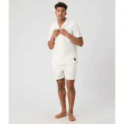 Borg Toweling Pool Shirt Herr