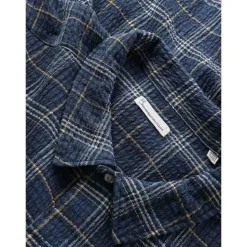 Box Fit Seersucker Short Sleeved Shirt Herr