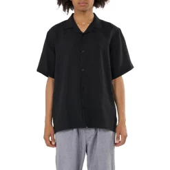 Box Fit Short Sleeved Linen Shirt Herr