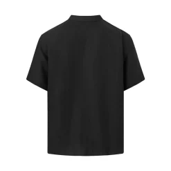Box Fit Short Sleeved Linen Shirt Herr