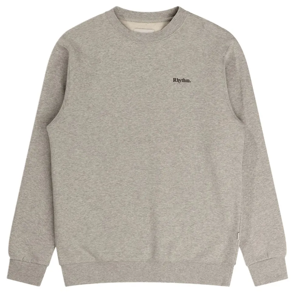 BRAND FLEECE CREW herr