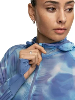 Breeze Printed Running Jacket Dam