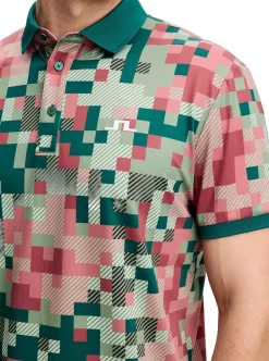 Bridger Tour Print Polo Herr