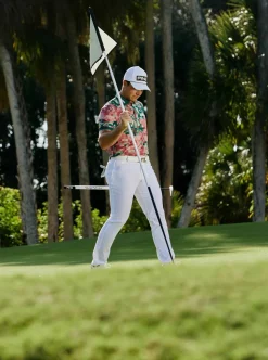 Bridger Tour Print Polo Herr
