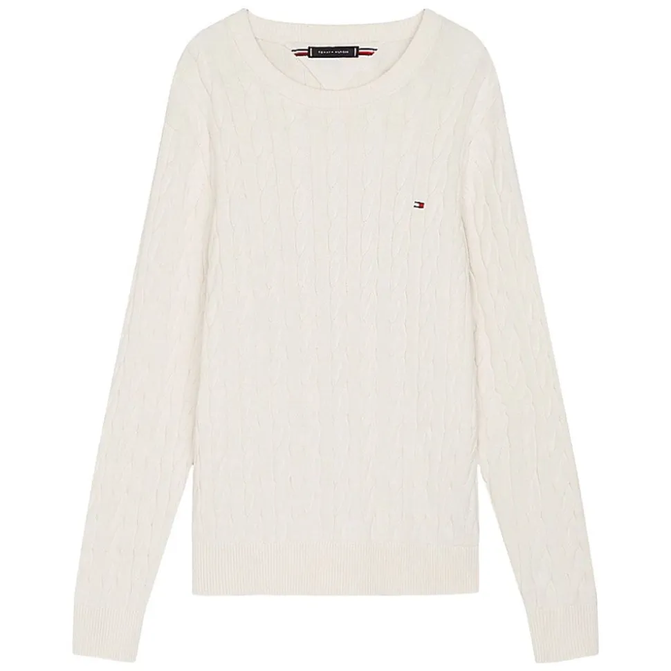 Cable Knit Crew Neck Jumper Herr