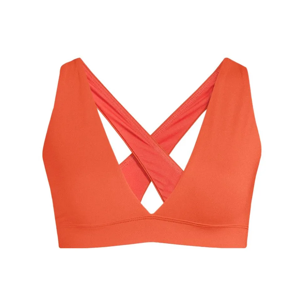 Casall V-Neck Crossback Bikini Top Dam