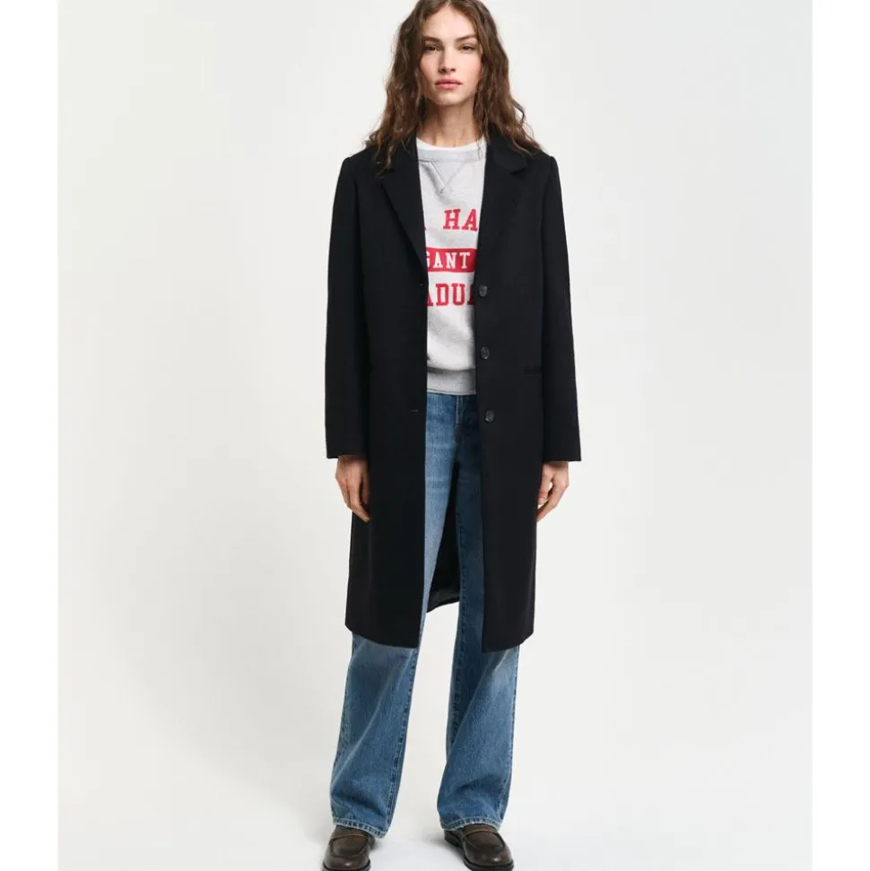 Classic Tailored Wool Coat Dam