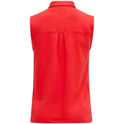 Comfort Zip Seeveless Polo Dam