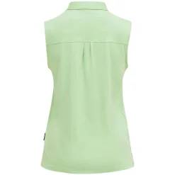 Comfort Zip Seeveless Polo Dam