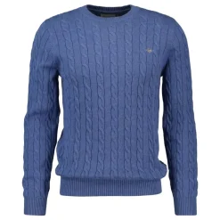 Cotton Cable Crew Neck Herr