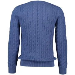 Cotton Cable Crew Neck Herr
