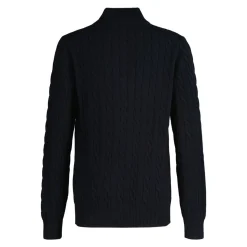 Cotton Cable Half Zip