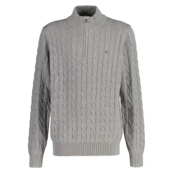Cotton Cable Half Zip