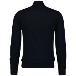 Cotton Cable Half Zip Herr
