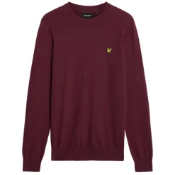 Cotton Merino Crew Neck Jumper Herr