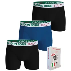 COTTON STRETCH BOXER ITALY 3-PACK HERR
