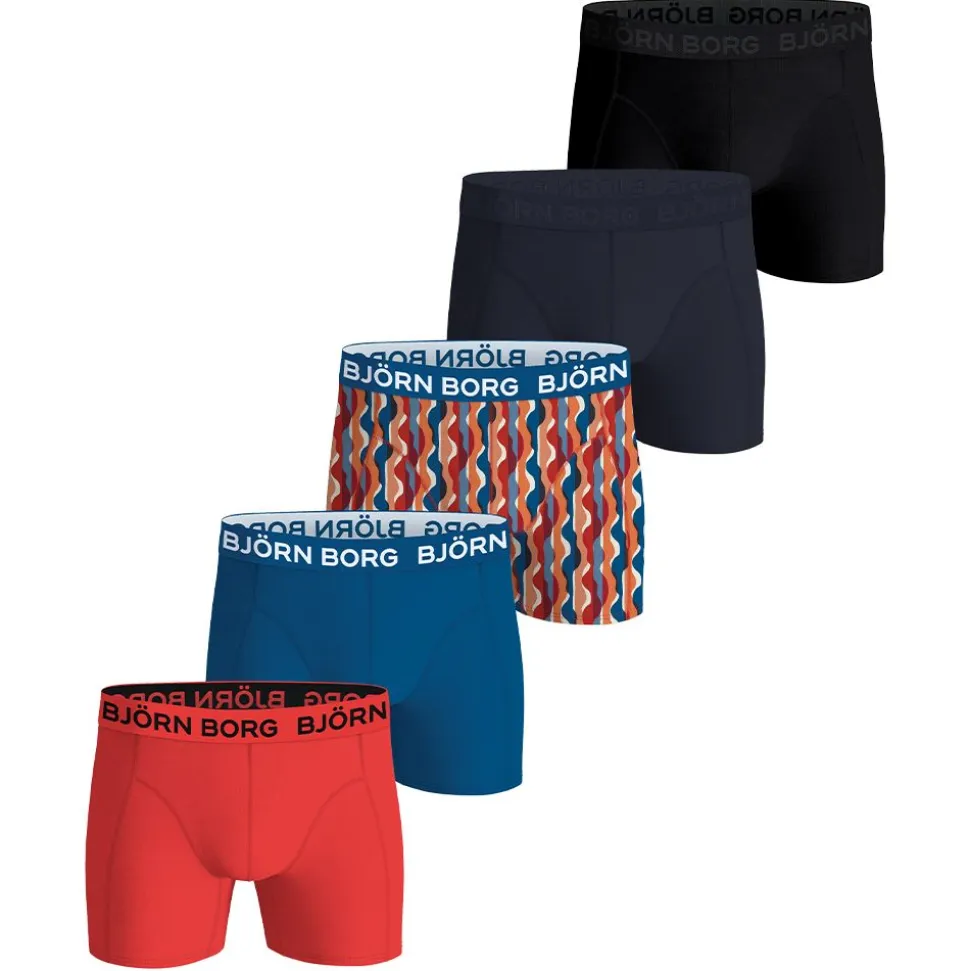 COTTON STRETCH BOXER 5-PACK HERR
