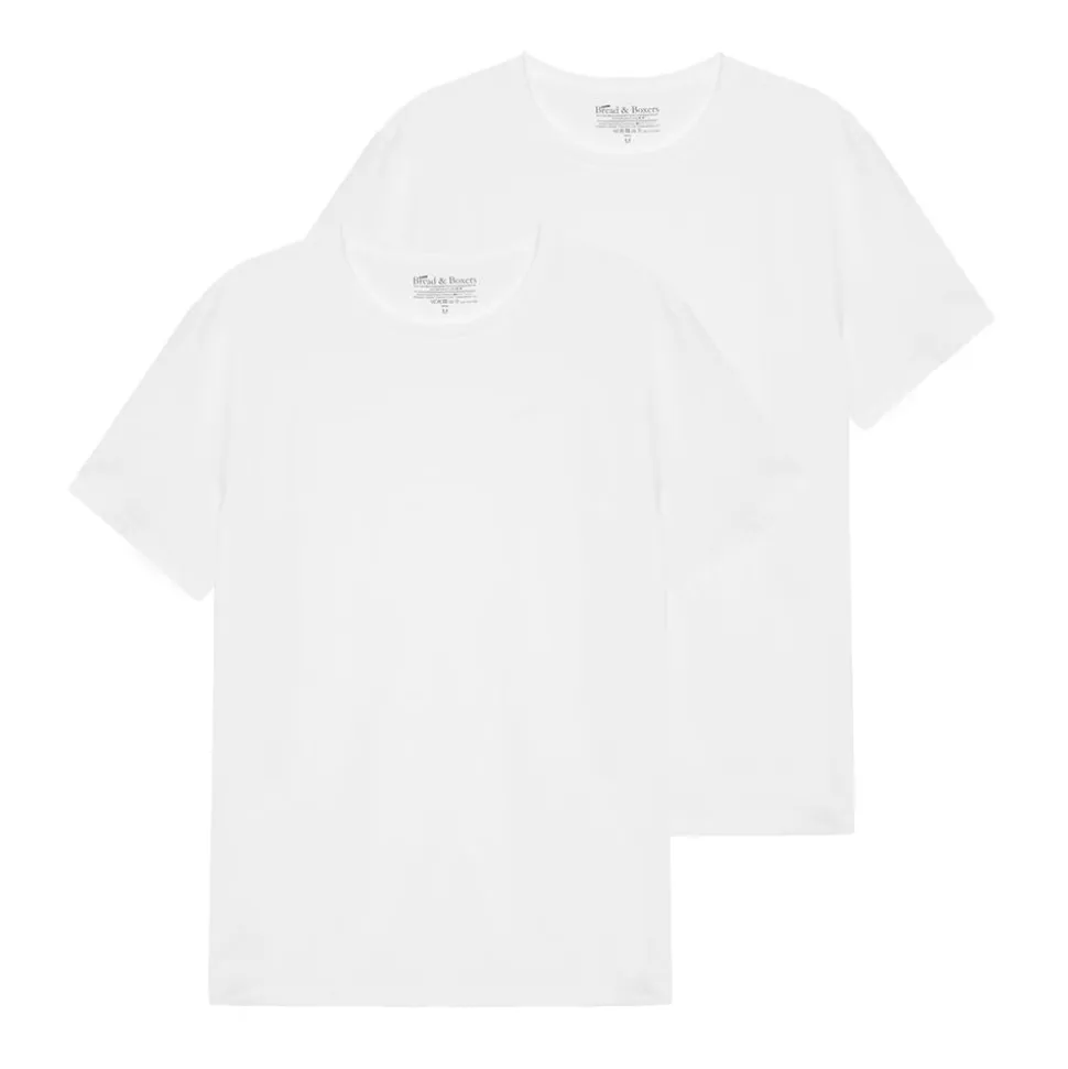 Crew-Neck Cotton Stretch 2-Pack Herr