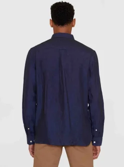 Custom fit linen shirt GOTS/Vegan Herr