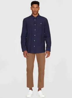 Custom fit linen shirt GOTS/Vegan Herr