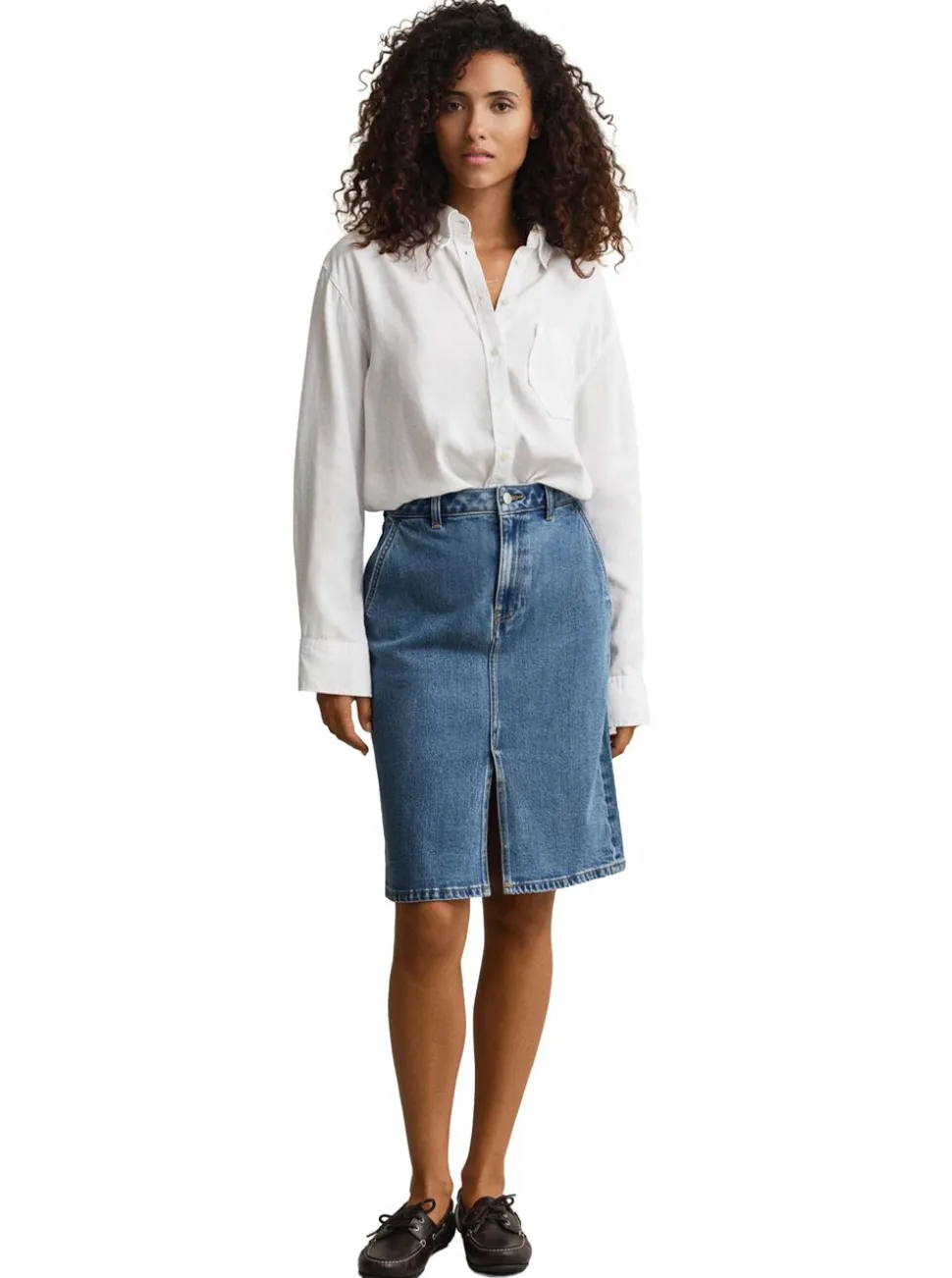 DENIM PENCIL SKIRT DAM