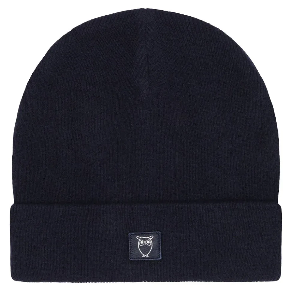 Double layer wool beanie - GOTS