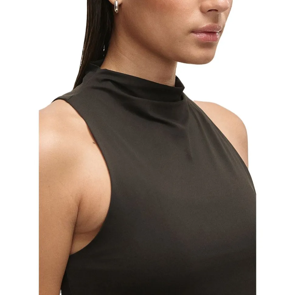 Drapy Funnel Neck Top Dam
