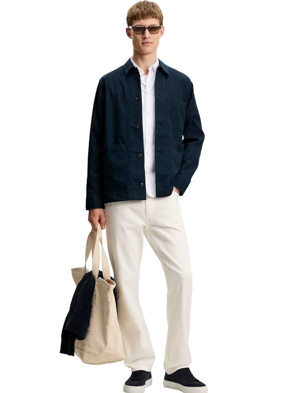 Easton Cotton Overshirt Herr