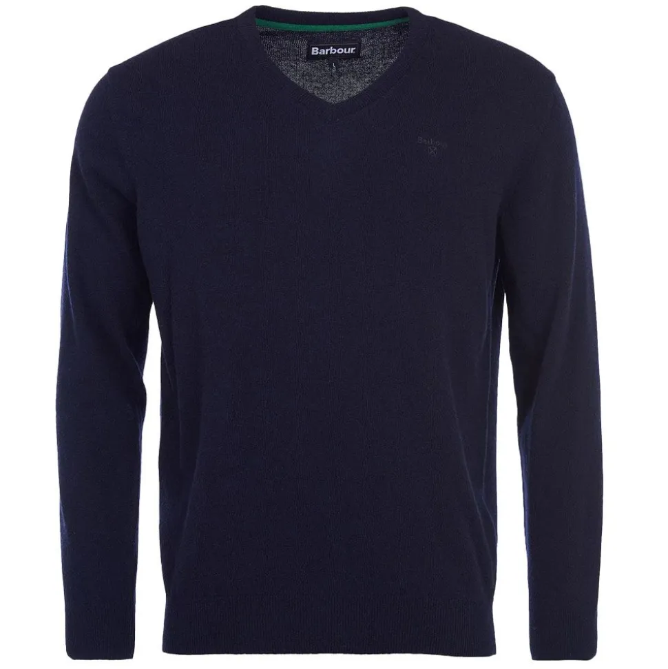 Essential Pullover Wolle V-Neck Herr