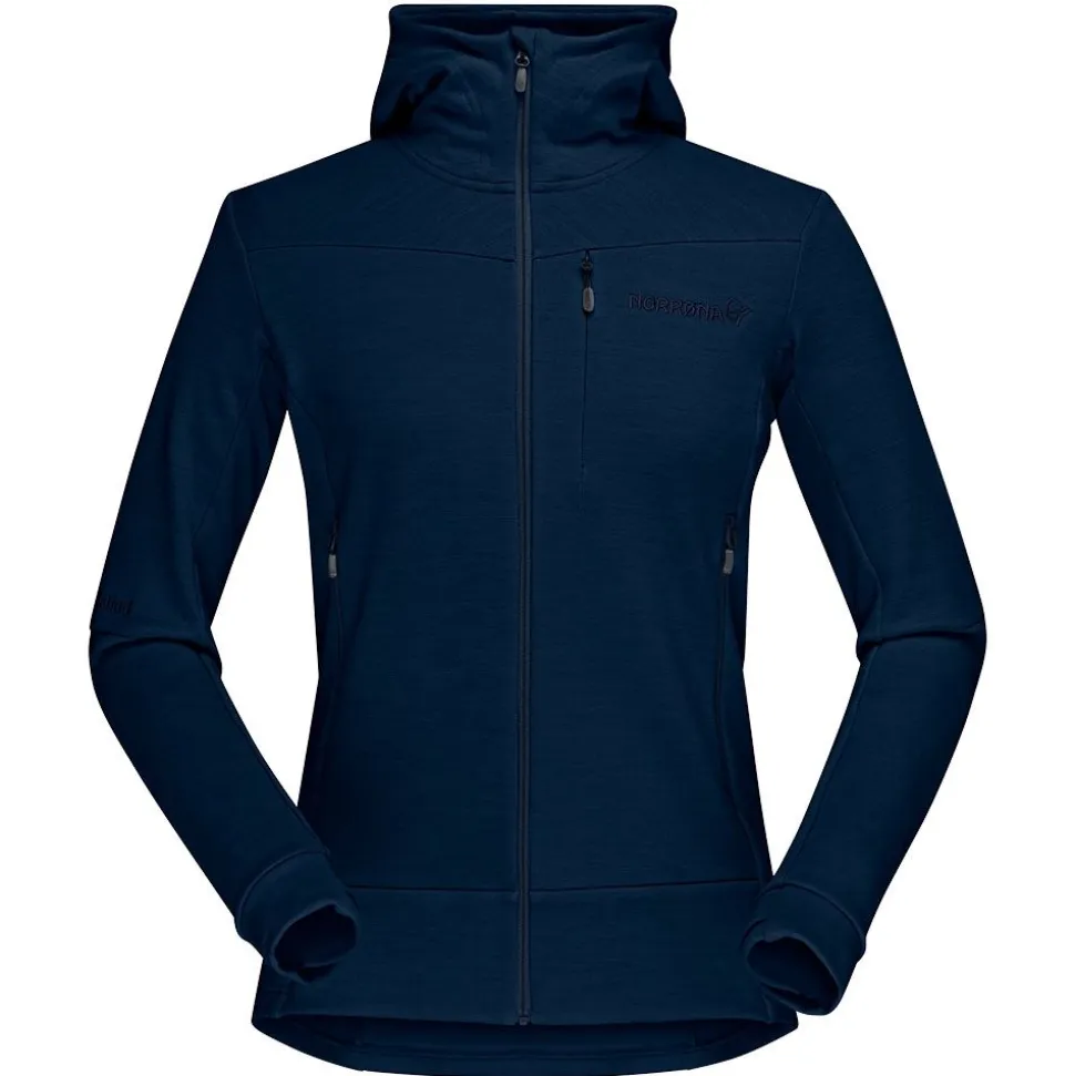 Falketind Warmwool2 Stretch Zip Hood Dam