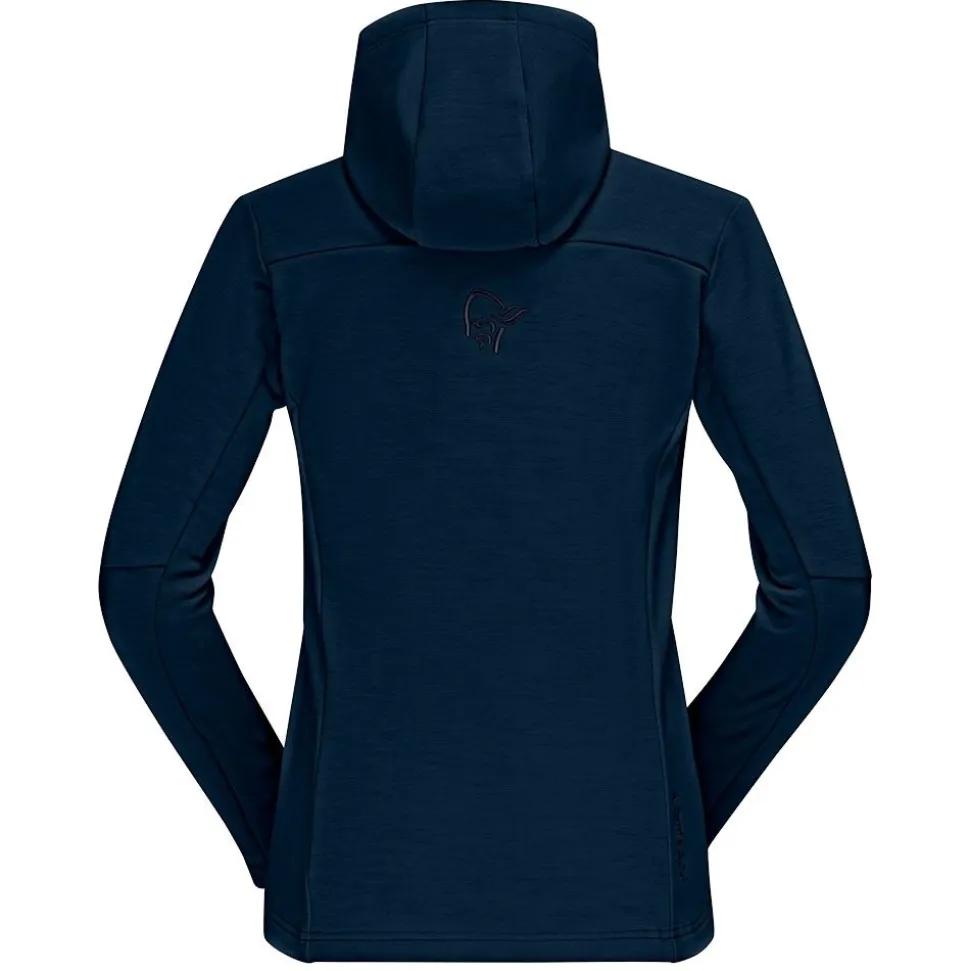 Falketind Warmwool2 Stretch Zip Hood Dam