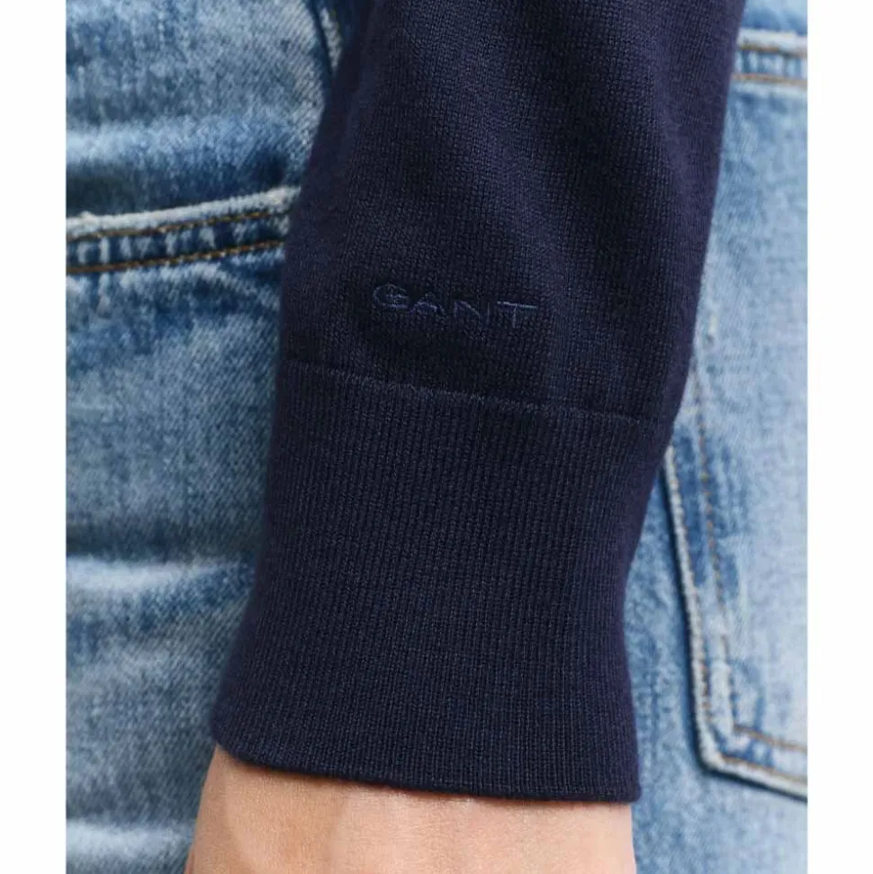 Fine Knit Crew Neck Dam