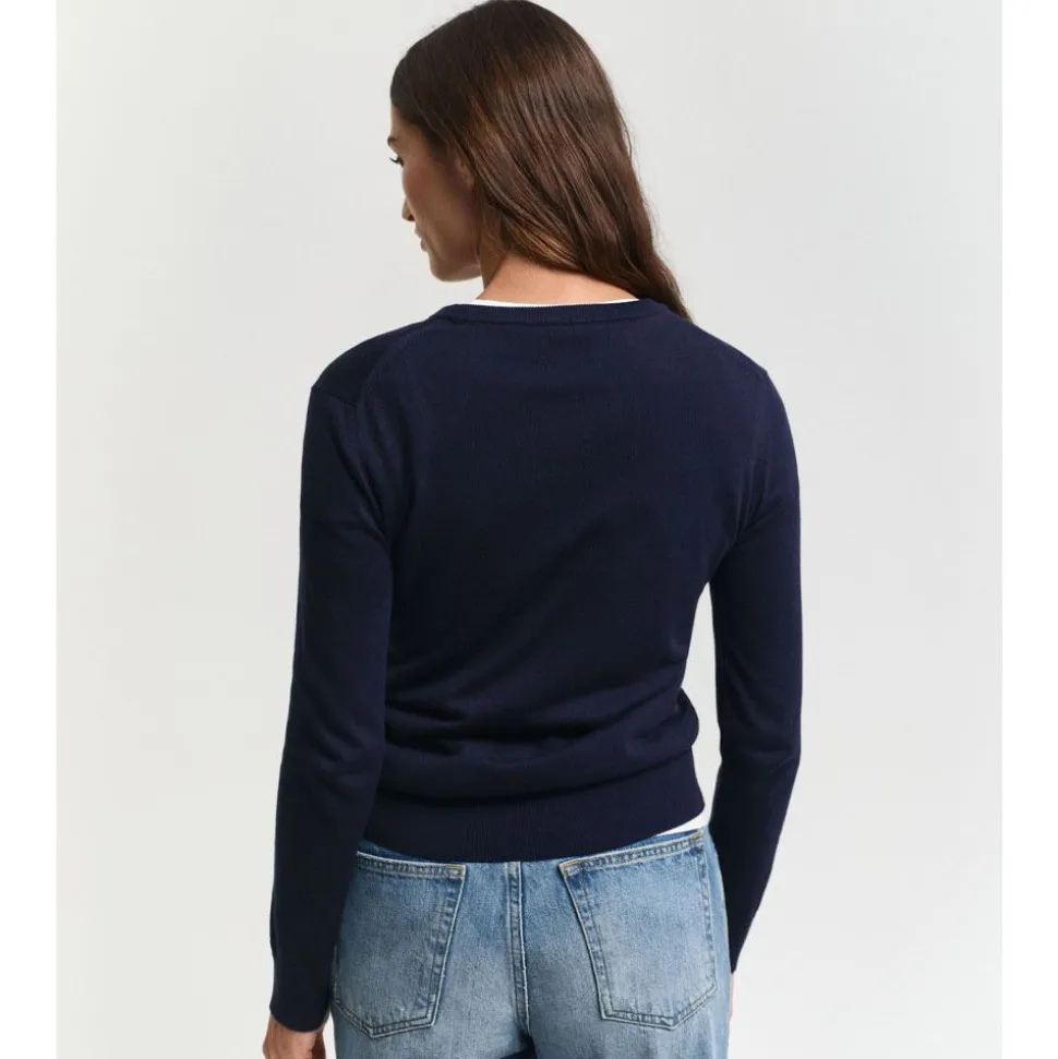 Fine Knit Crew Neck Dam